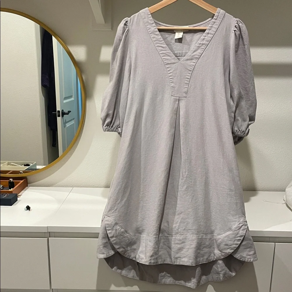 Cynthia Rowley Light Gray High Low Dress - Picture 1 of 6